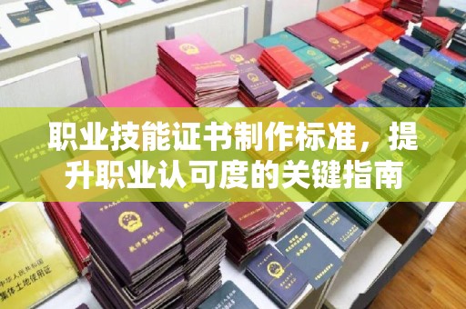 勐腊职业技能证书制作标准，提升职业认可度的关键指南