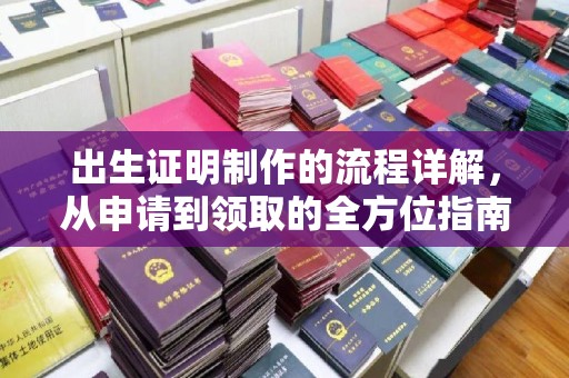 勐腊出生证明制作的流程详解，从申请到领取的全方位指南